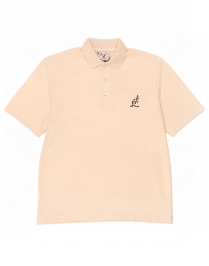 AUSTRALIAN L'ALPINA Tricou polo pentru bărbați Poliester alb mic