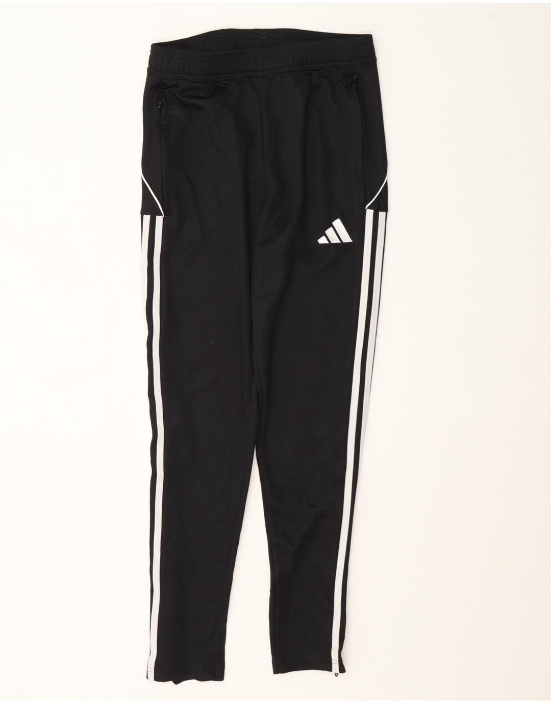 Pantaloni de trening Adidas Slim Fit pentru bărbați, poliester negru mic