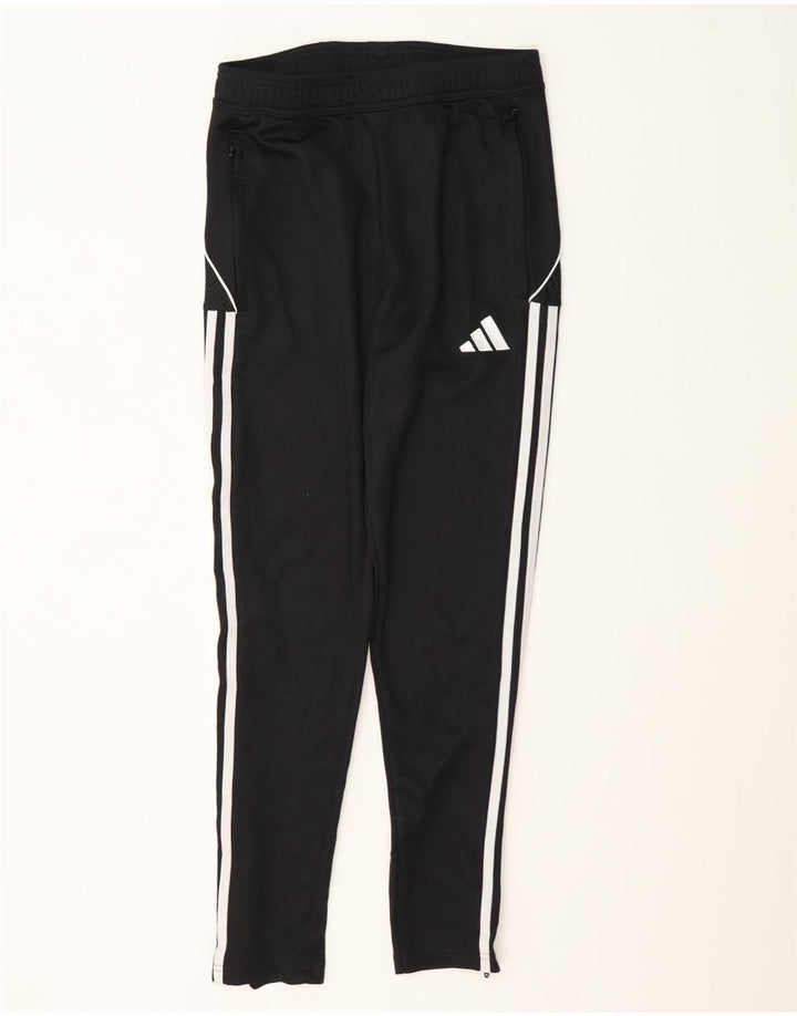 Pantaloni de trening Adidas Slim Fit pentru bărbați, poliester negru mic