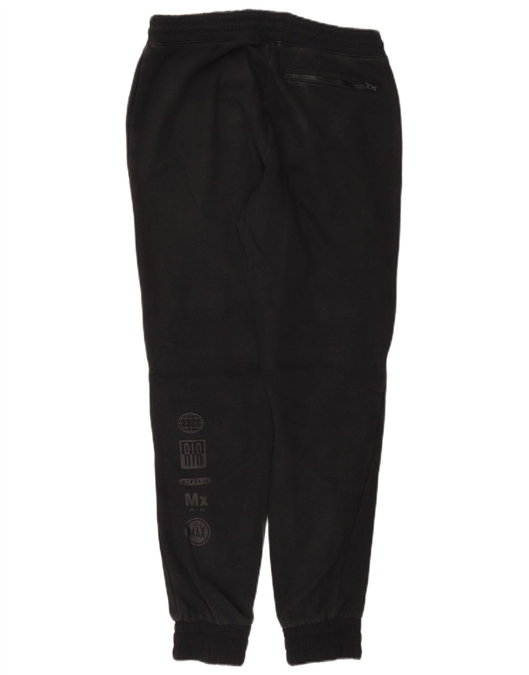 Pantaloni de trening grafic pentru bărbați NIKE Pantaloni de jogging, bumbac mediu negru