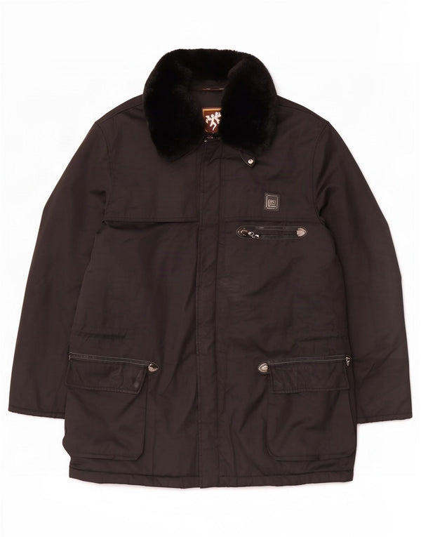 Piero Guidi Jachetă pentru bărbați, UK 44 2XL, bumbac negru