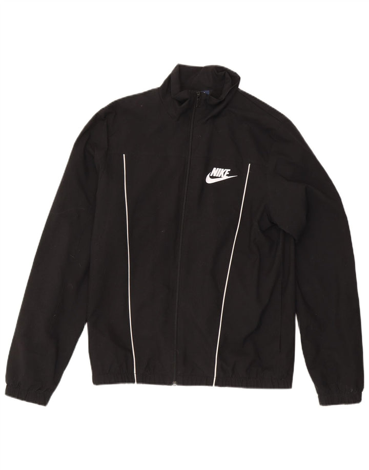 Jachetă de trening pentru bărbați Nike, poliester cu dungi negre medii