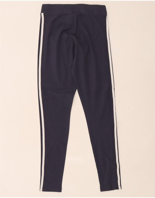 Leggings pentru femei Adidas UK 12 Medium Bleumarin