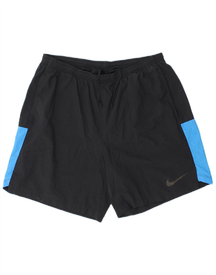 Pantaloni scurți sport Nike Dri Fit pentru bărbați, mari, negru, poliester