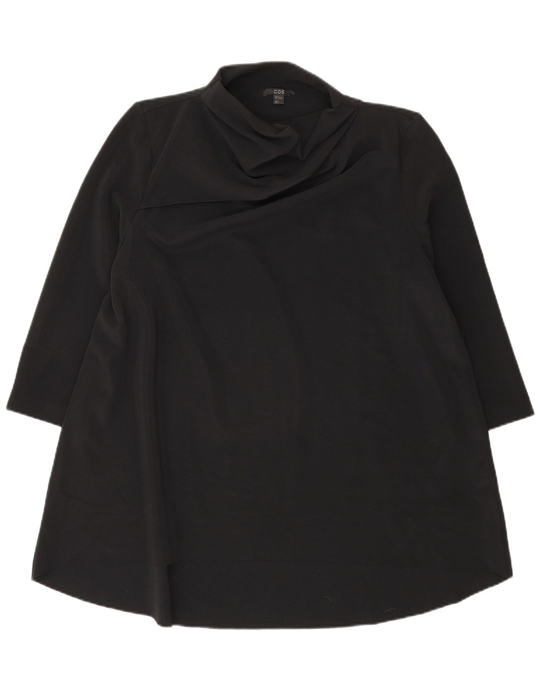 Rochie tunică Cos pentru femei cu mâneci 3/4 UK 14 Poliester mediu negru
