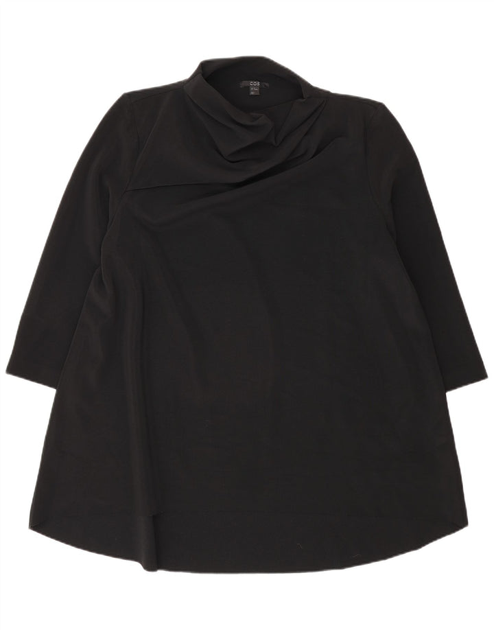 Rochie tunică Cos pentru femei cu mâneci 3/4 UK 14 Poliester mediu negru