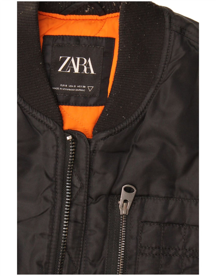 Gilet pentru bărbați Zara UK 36, mic, negru, nailon