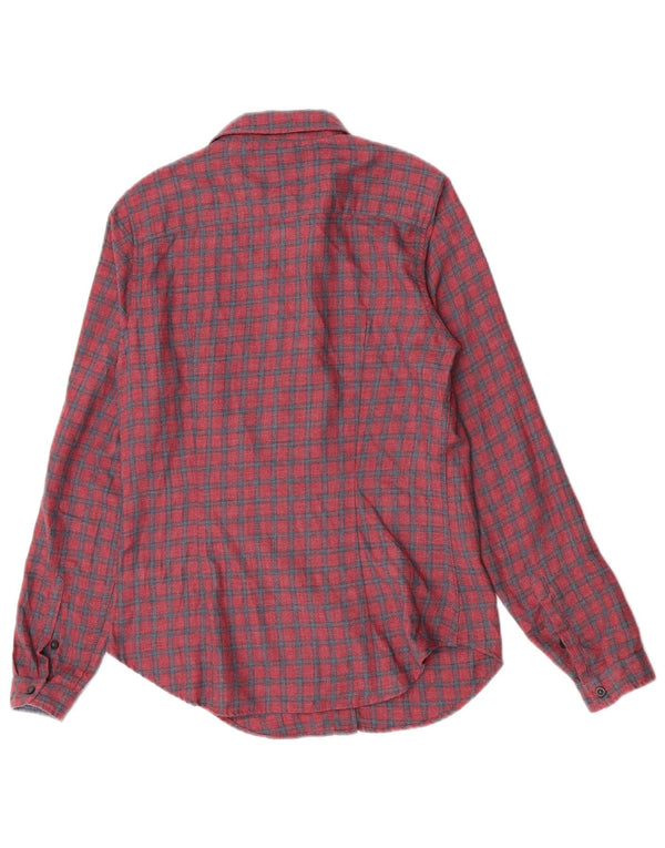 Cămașă de flanel pentru femei Levi's Tailored Fit UK 10 Small Red Check