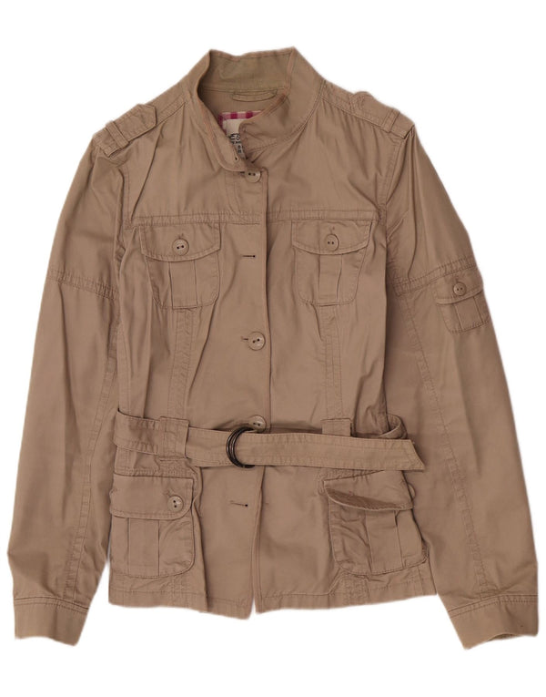 Jachetă militară pentru femei Esprit UK 12 Medium Beige Bumbac