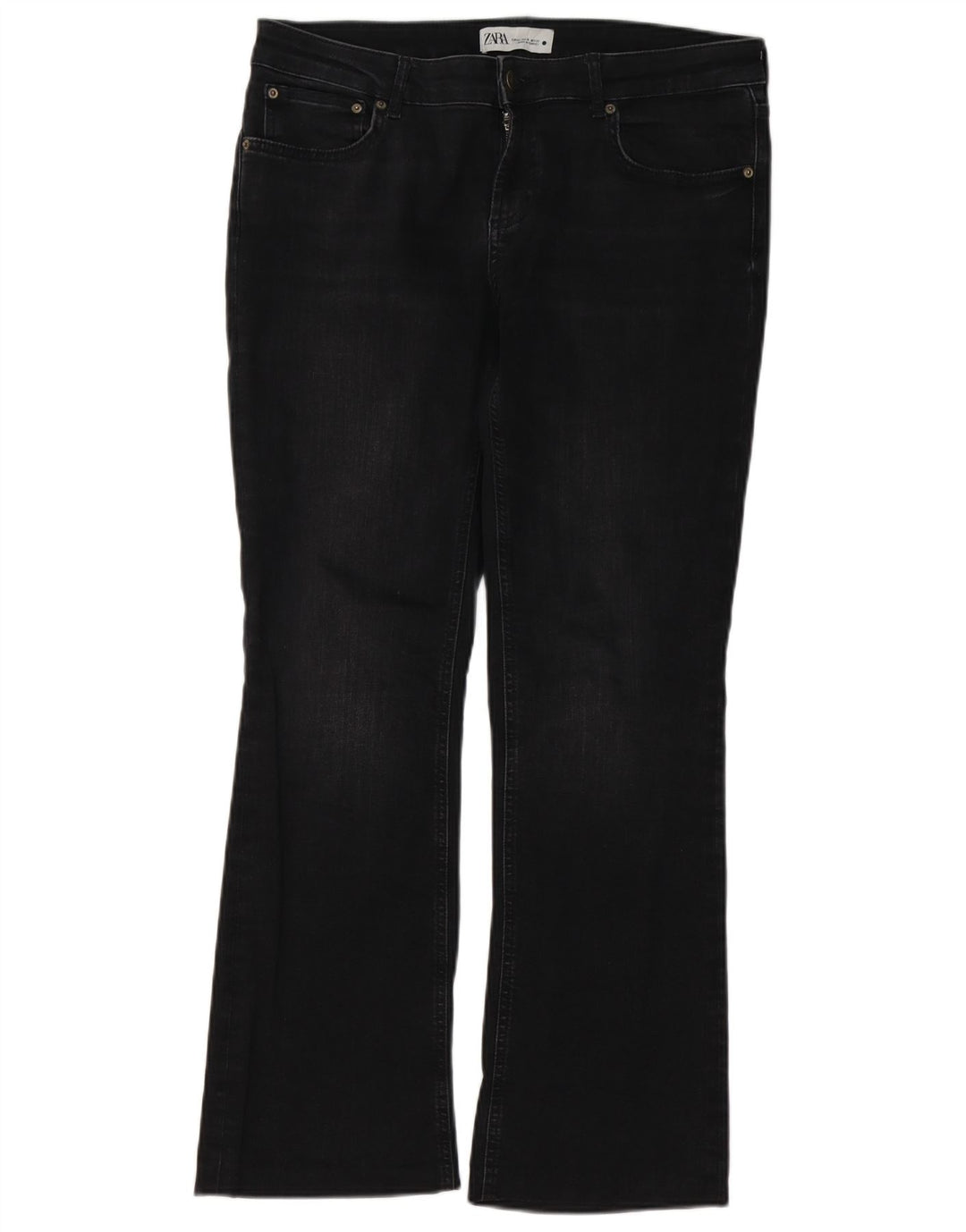 Blugi Bootcut pentru Damă Zara EU 42 Large W32 L29 Negri