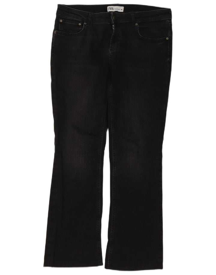 Blugi Bootcut pentru Damă Zara EU 42 Large W32 L29 Negri