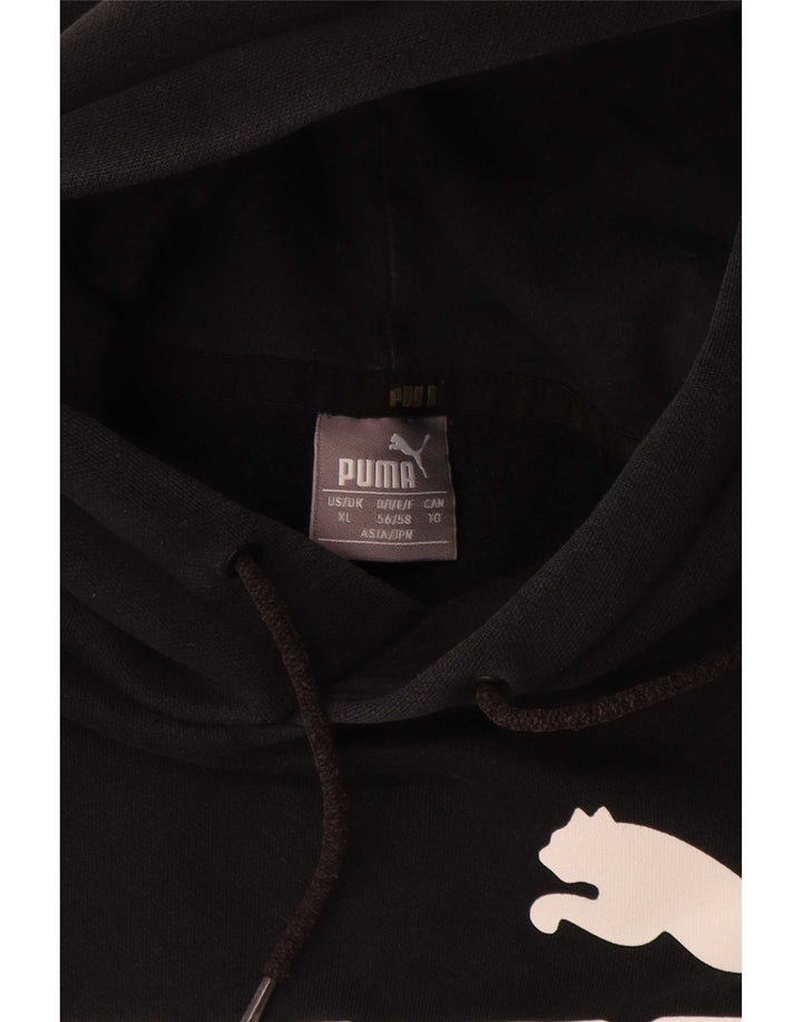 Puma Graphic Hoodie Jumper XL pentru bărbați, negru