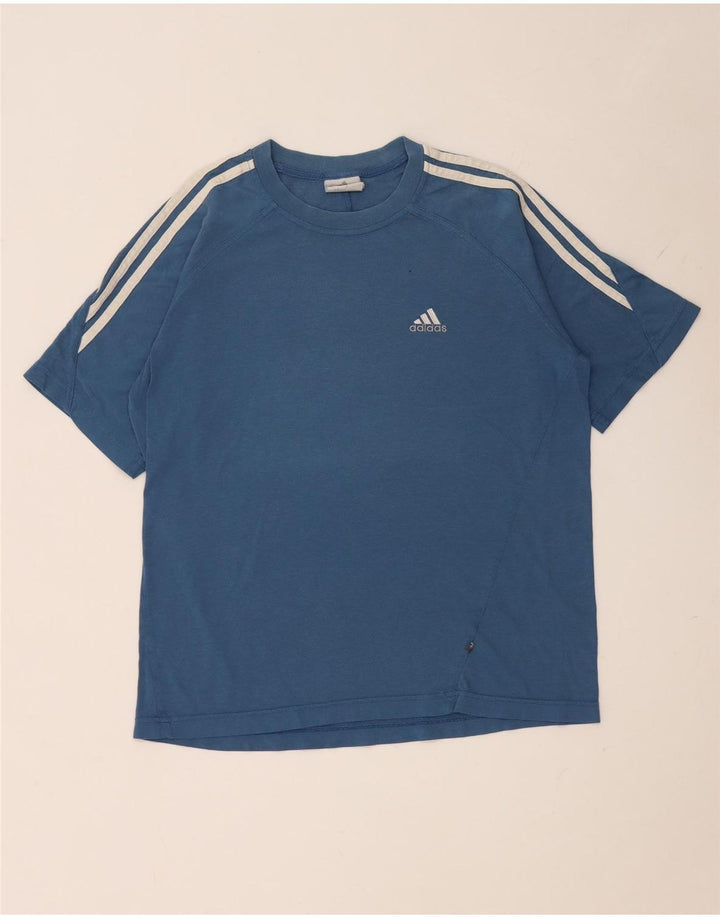 Tricou pentru bărbați Adidas Top mic, albastru, bumbac