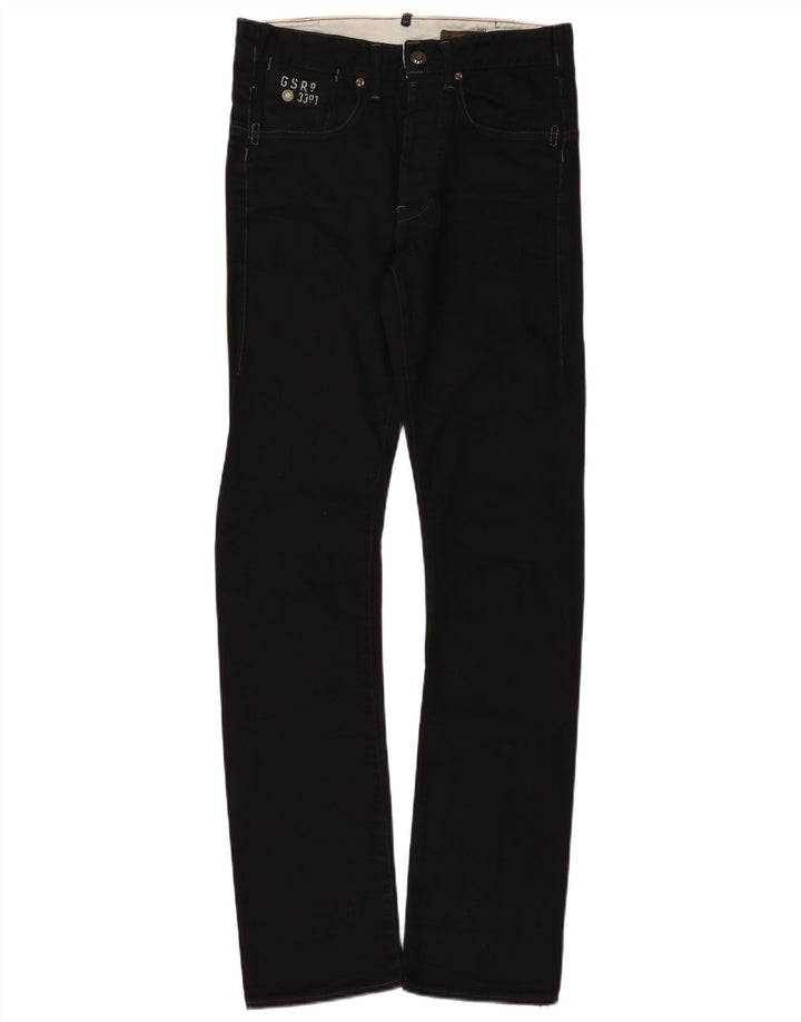 Blugi G-Star Structor Slim pentru bărbați W29 L34 bumbac negru