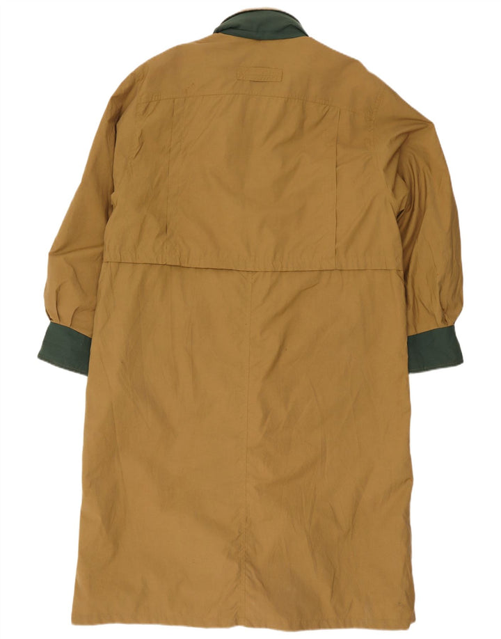 Trench supradimensionat pentru femei Yessica EU 38 Medium Khaki Colorblock Bumbac