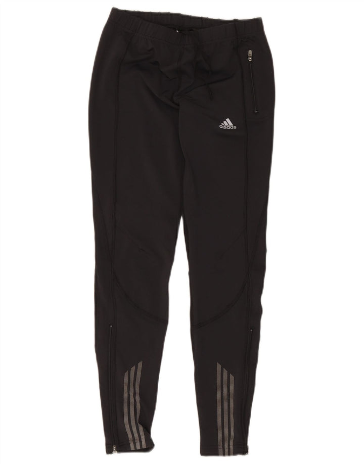 Pantaloni de trening Adidas Climacool pentru femei UK 14 Poliester mediu negru