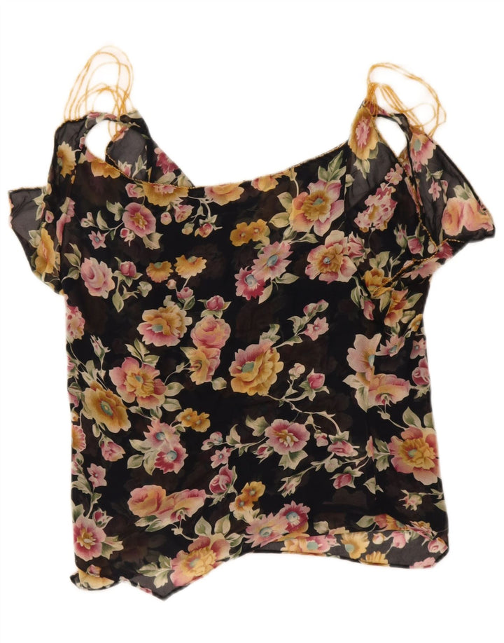 Bluză pentru femei Luisa Spagnoli Top IT 44 Medium Negru Floral