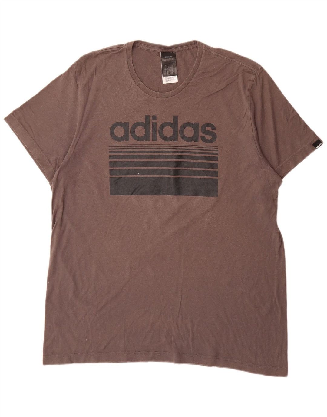 Tricou grafic pentru bărbați Adidas Top XL bumbac gri