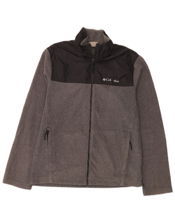Jachetă fleece Columbia pentru bărbați UK 38 Medium Gri Poliester color bloc