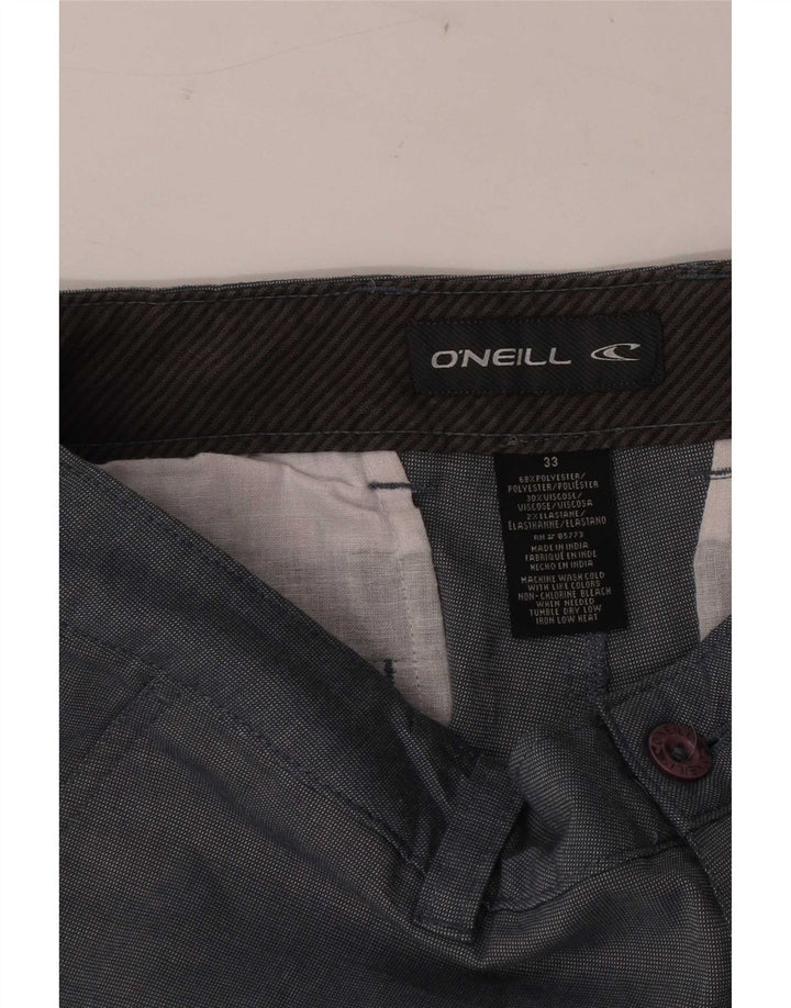 Pantaloni scurți chino pentru bărbați O'Neill W33, bumbac color bloc, gri mediu