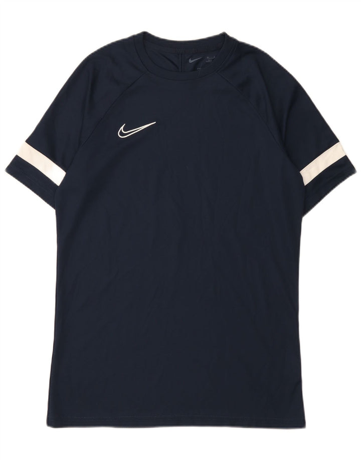 Tricou Nike Dri Fit pentru bărbați Top Mediu Bleumarin Poliester Colorblock