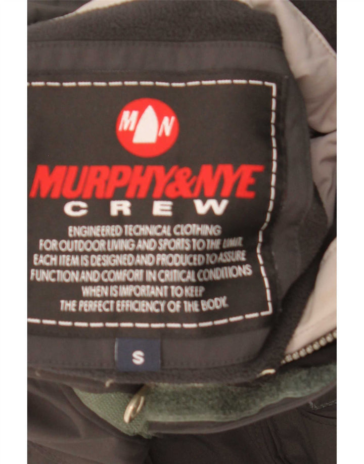 Murphy & Nye Jachetă de vânt pentru bărbați, cu formă largi, cu grafică, UK 36, neagră