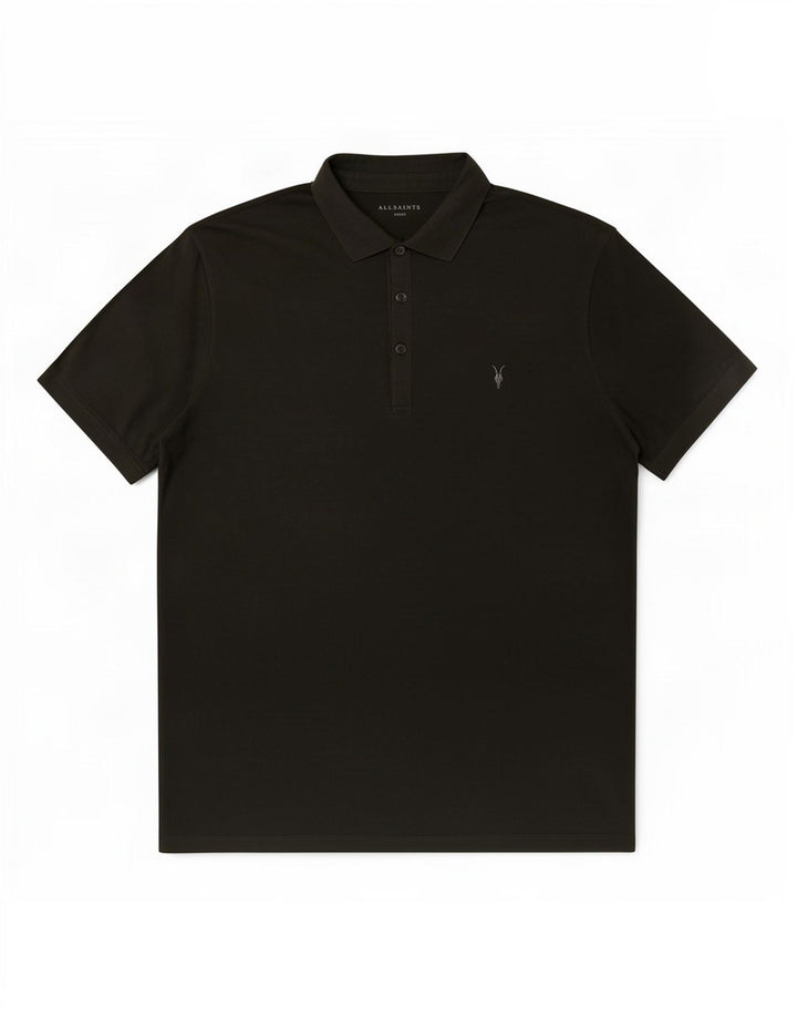 Tricou polo pentru bărbați All Saints, bumbac kaki mare