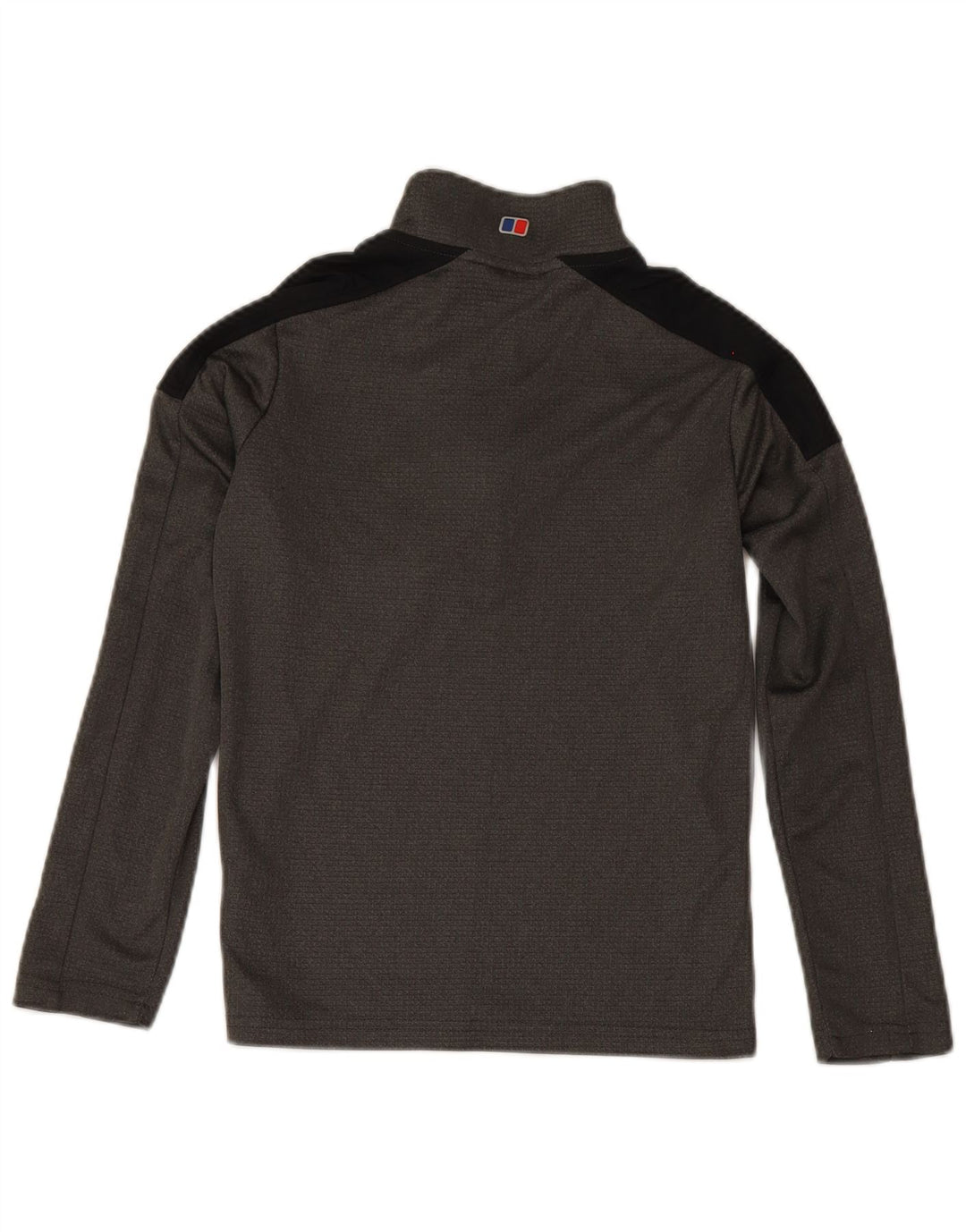 Trening Berghaus pentru băieți, cu fermoar, cu gât, cu pulover, 11-12 ani, gri colorblock