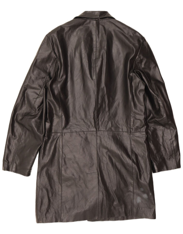 Palton de piele Douglas pentru bărbați UK 38 Medium Black Leather