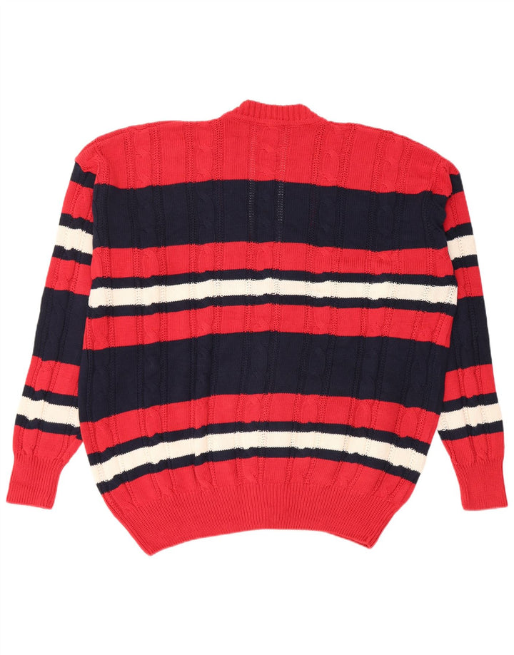 Pulover cardigan pentru bărbați Trussardi IT 50 Medium Bleumarin Colorblock