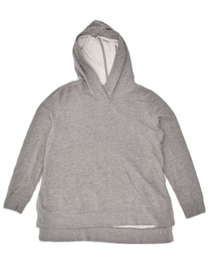 OLD NAVY Womens Hoodie Jumper UK 14 Medium Grey Cotton | Vintage Old Navy | Thrift | Second-Hand Old Navy | Used Clothing | Messina Hembry 