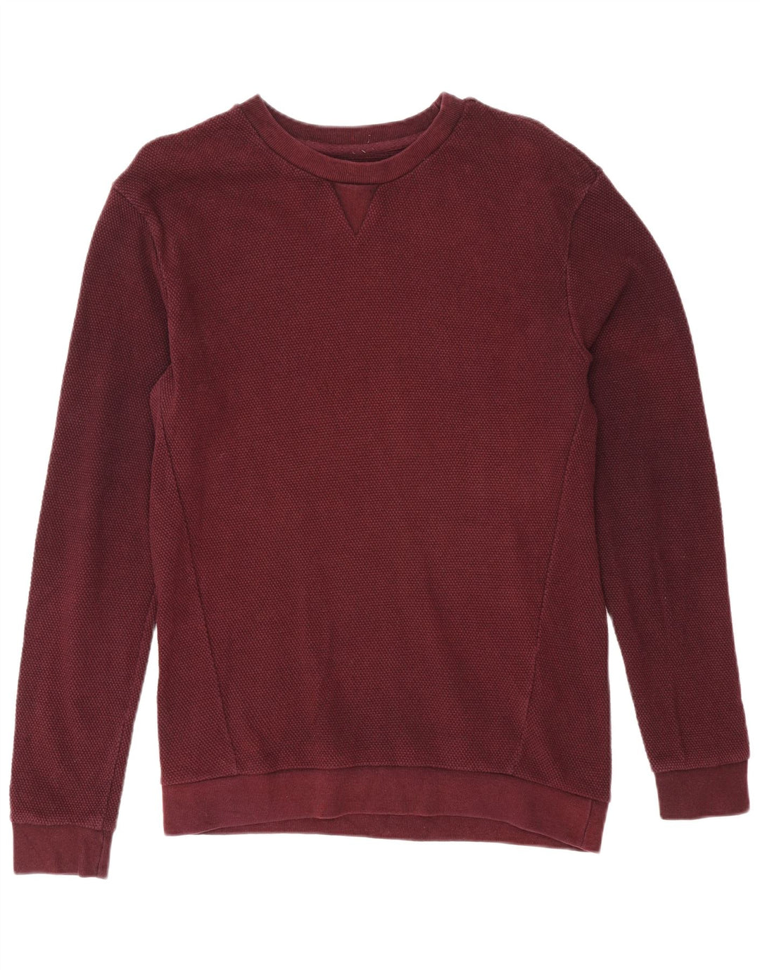 Pulover pentru bărbați Zara Pulover Medium Burgundy Bumbac
