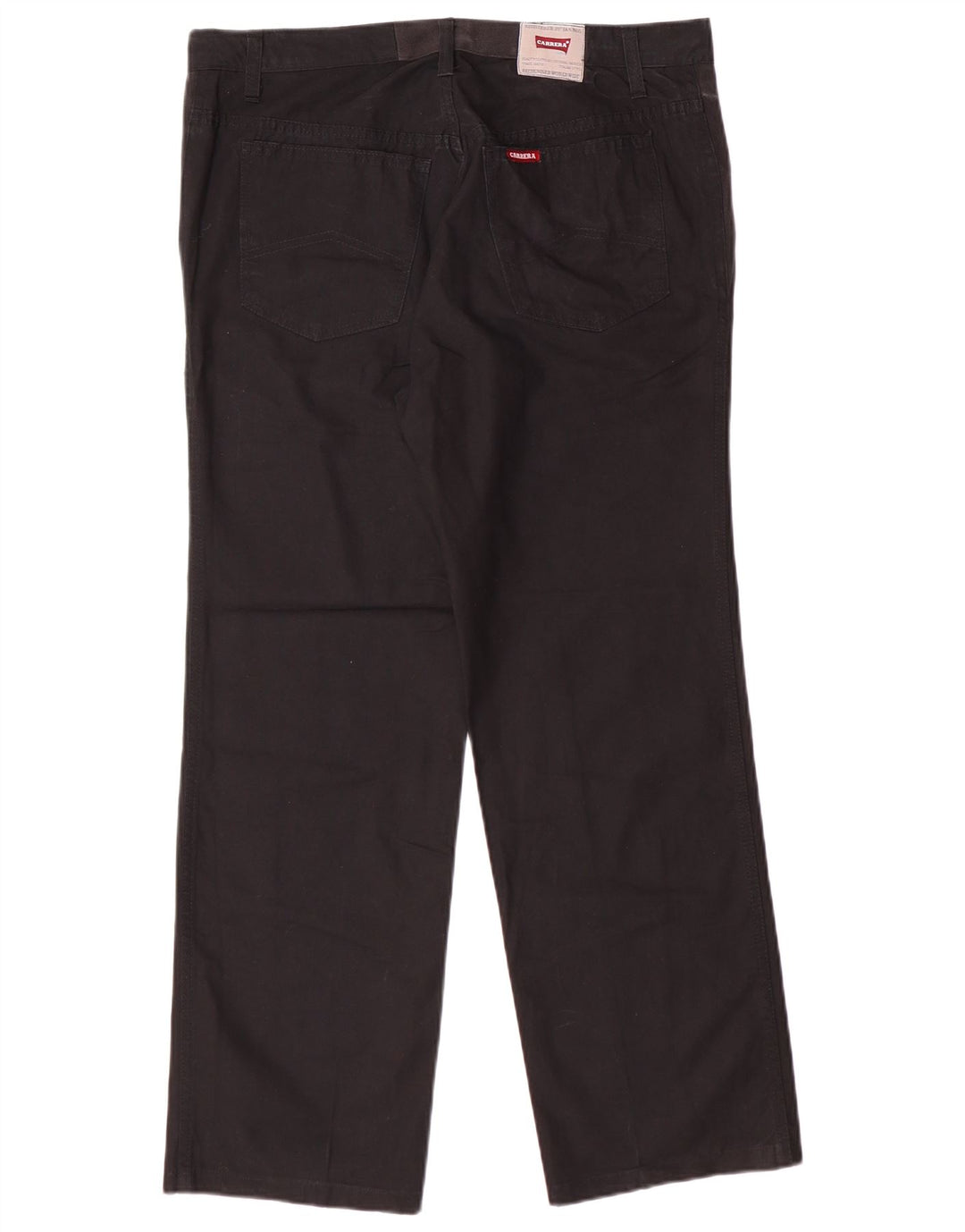 Pantaloni casual drepti pentru bărbați Carrera W35 L28 bumbac negru