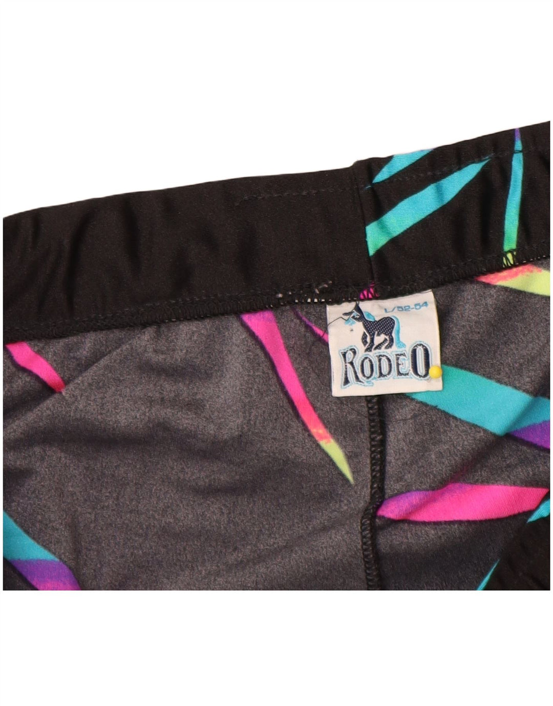 Leggings pentru femei Rodeo UK 14, mare, negru, din nailon