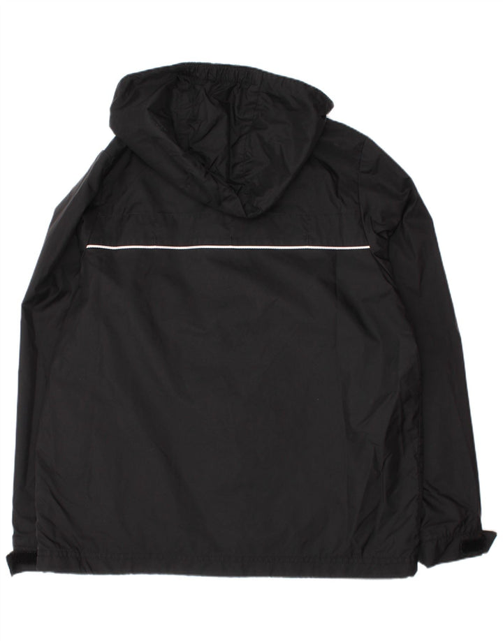 Jachetă pentru trening Adidas pentru băieți, cu glugă, 9-10 ani, poliester negru