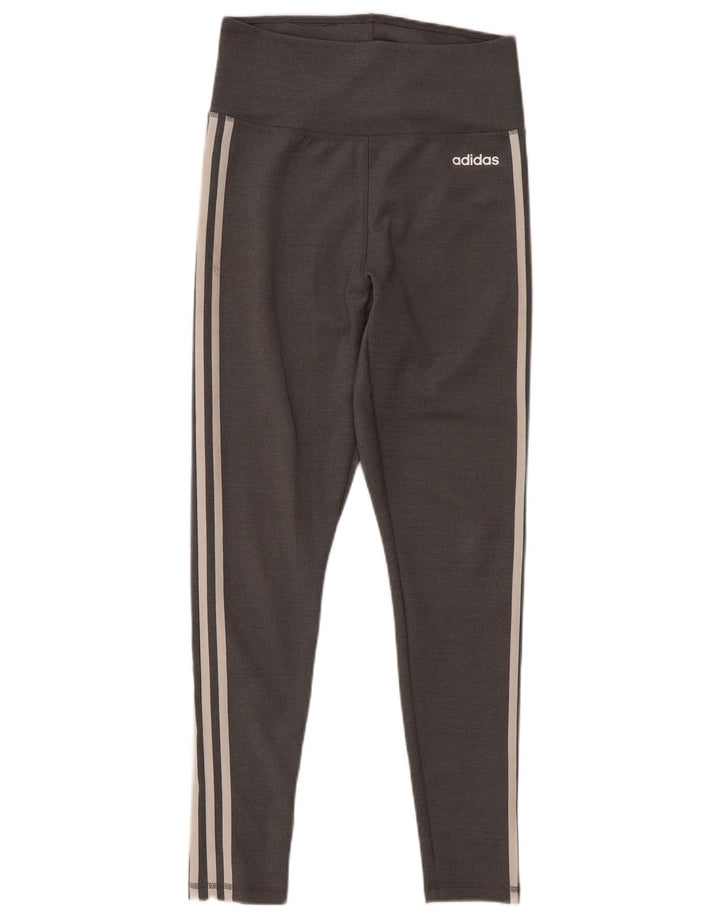Leggings Climalite Adidas pentru femei Marea Britanie 12/14 Poliester gri mediu