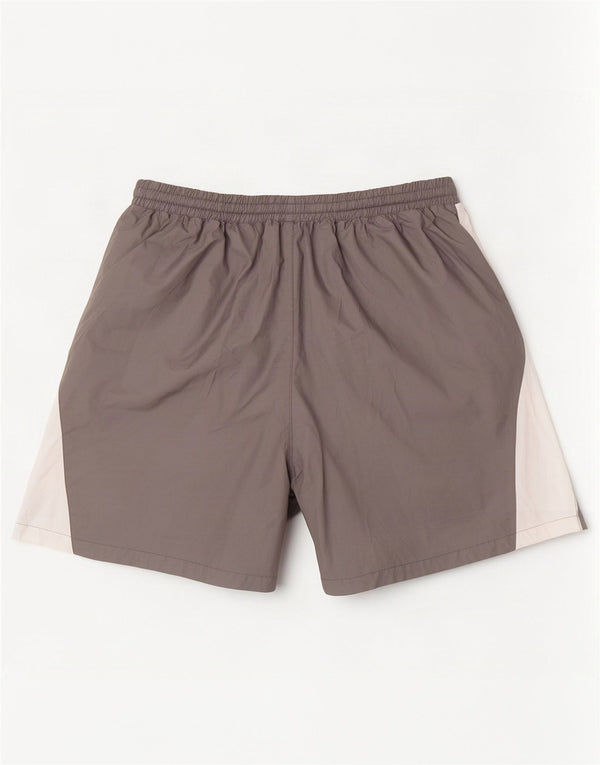 Pantaloni scurți sport pentru bărbați Lotto UK 42/44 XL Gri poliester color bloc