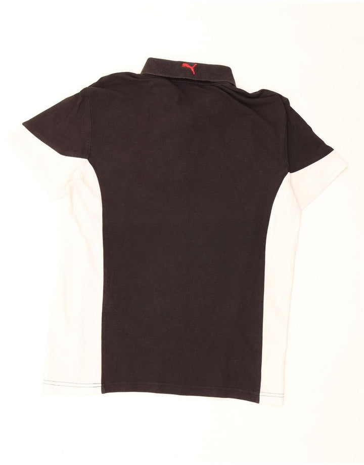 Tricou polo PUMA pentru bărbați, mediu negru, bloc de culoare