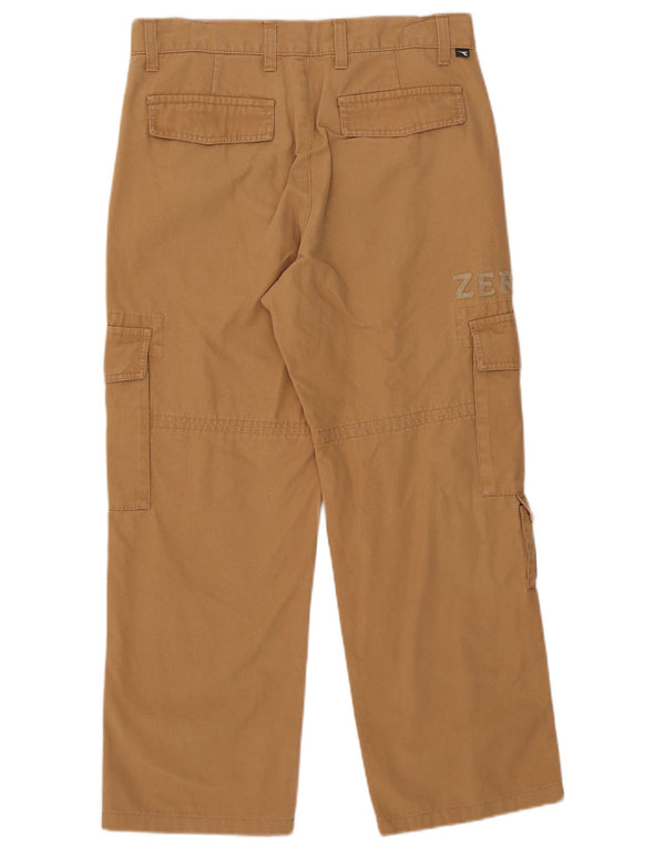Diadora Pantaloni Cargo Drepți Grafici Bărbați IT 48 Medium W30 L26 Bej