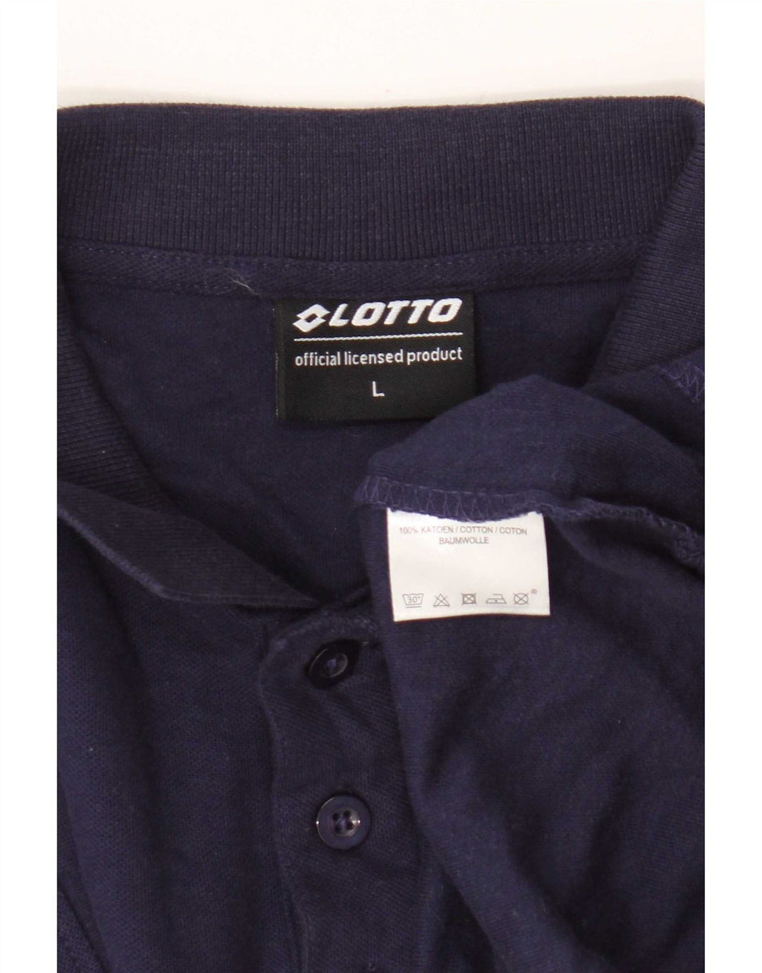 Tricou polo pentru bărbați Lotto, mare, bleumarin, bumbac