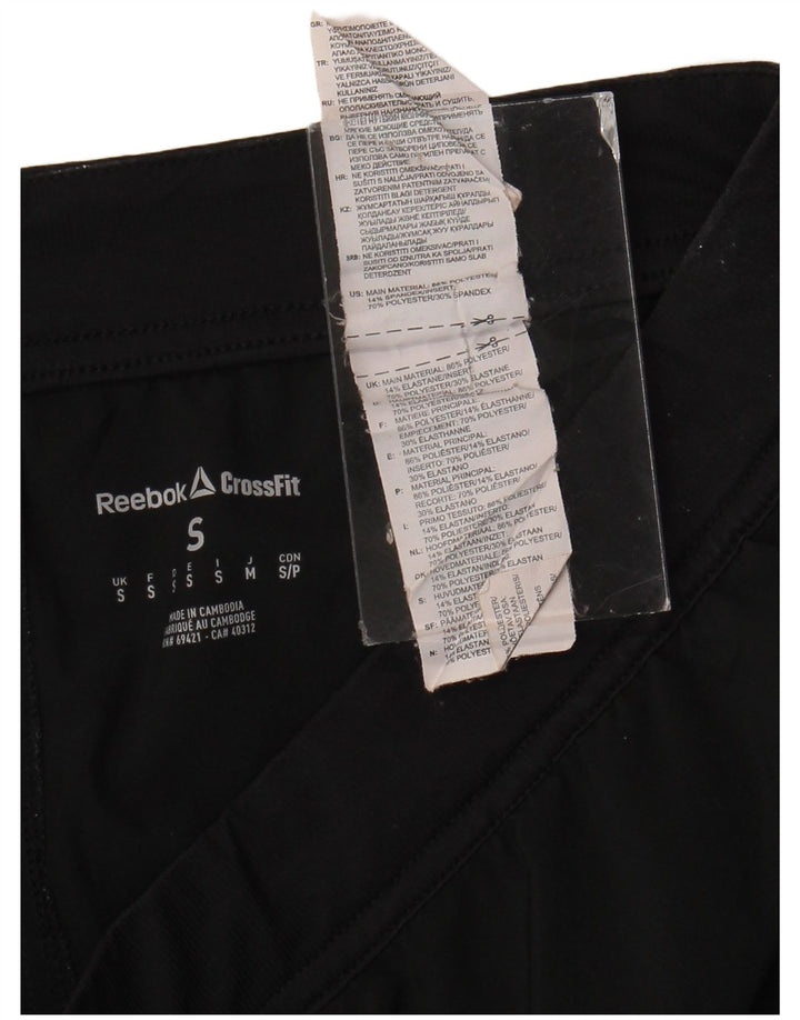 Pantaloni scurti sport pentru bărbați Reebok, poliester negru mic