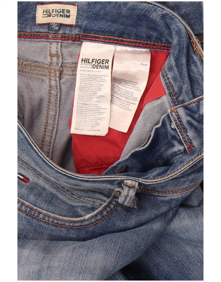 Blugi drepti pentru femei Tommy Hilfiger W33 L28 Bumbac albastru