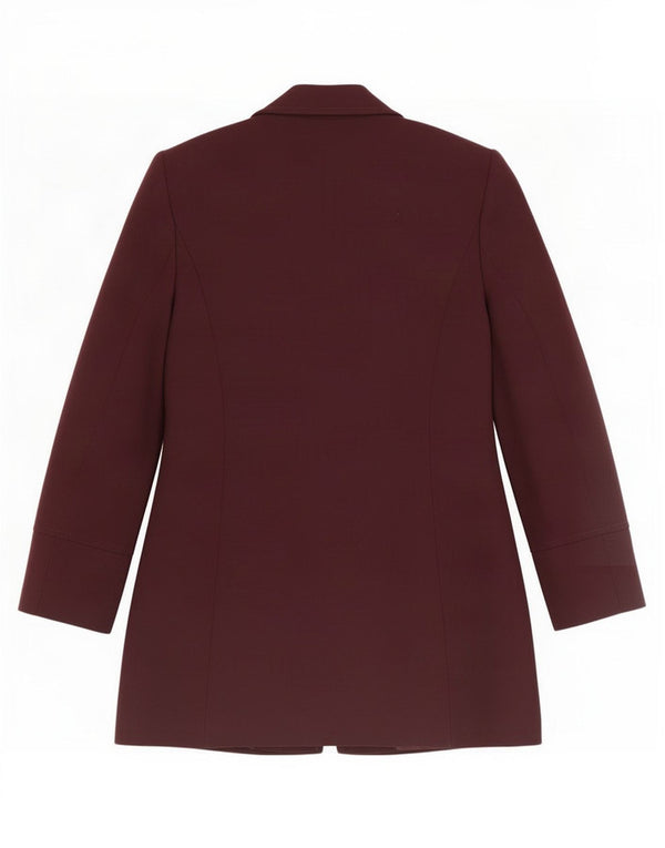 Jachetă pentru femei Marks & Spencer, cu paragate, UK 10 Mic Bordeaux