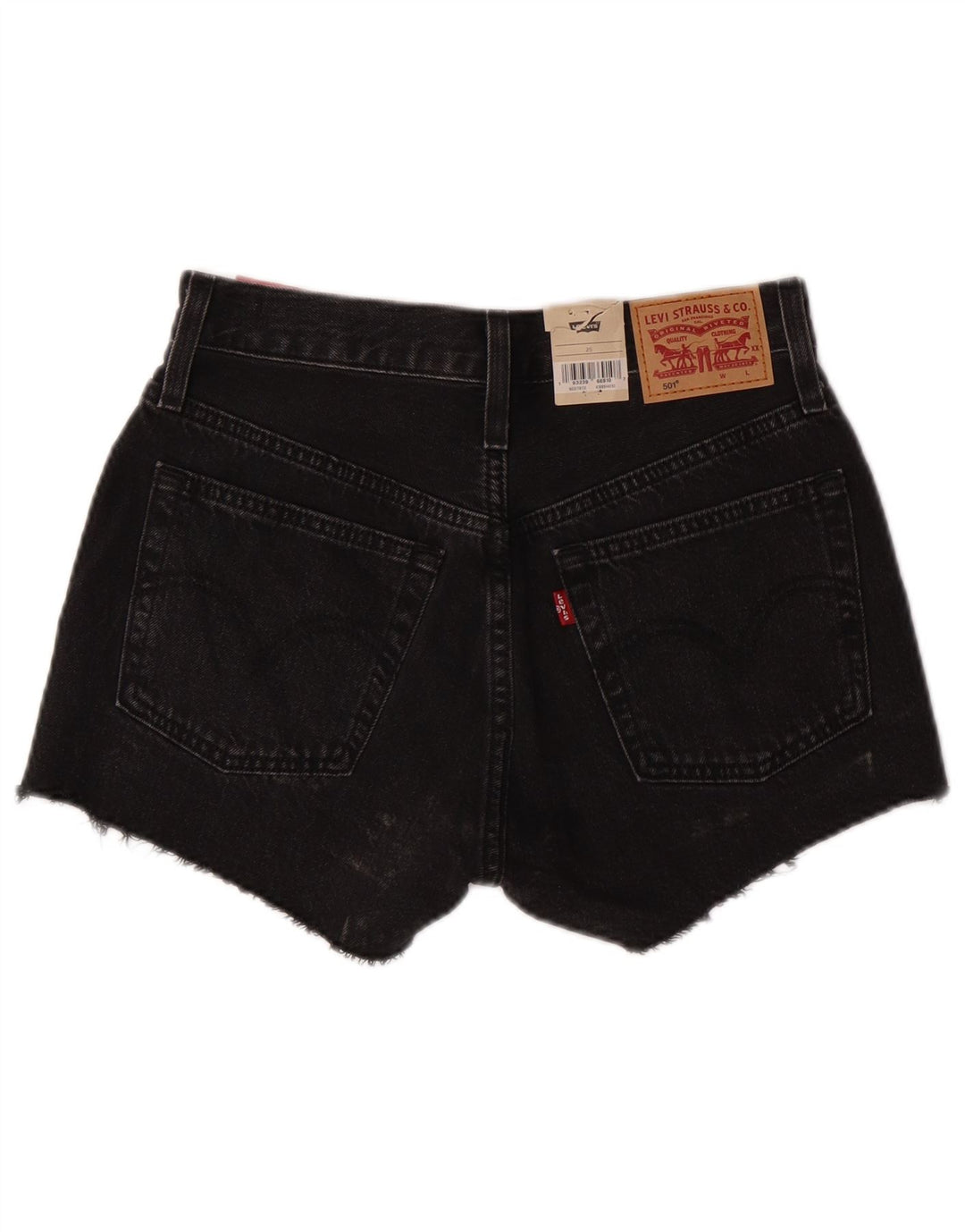 Pantaloni scurți din blugi 501 LEVI'S W25 XS bumbac negru