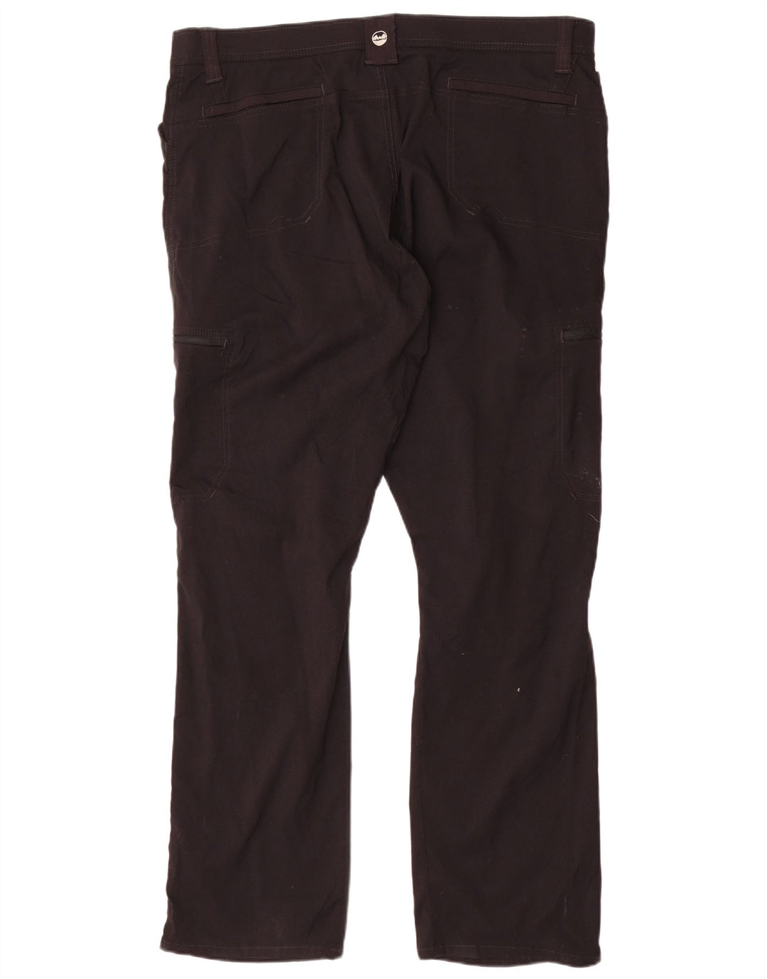 Pantaloni cargo drepti pentru femei WRANGLER W42 L30 Nylon negru