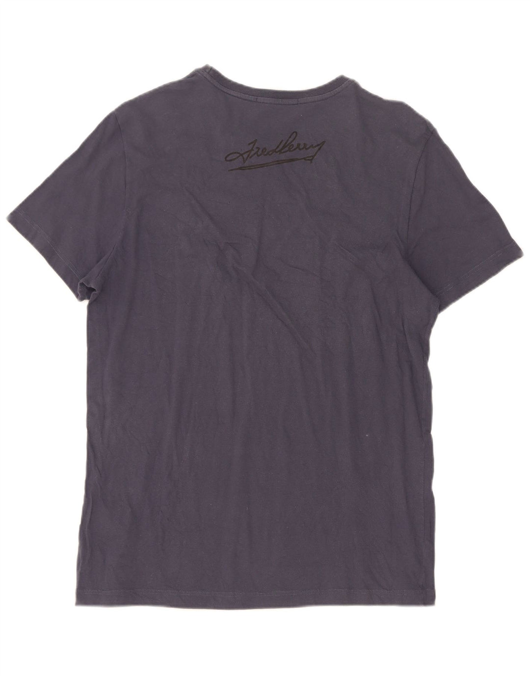 Tricou Fred Perry pentru bărbați Top mare din bumbac bleumarin