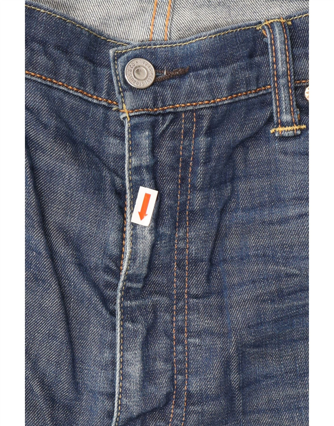 Blugi conici pentru bărbați LEVI'S 508 W38 L32 Bumbac albastru