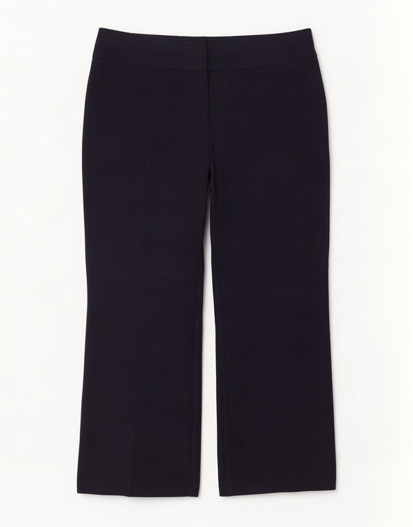 Pantaloni casual pentru femei Marks & Spencer cu picioare largi UK 18 XL W38 L30 bleumarin