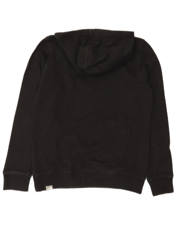 The North Face Boys Graphic Hoodie Jumper 14-15 ani XL bumbac negru