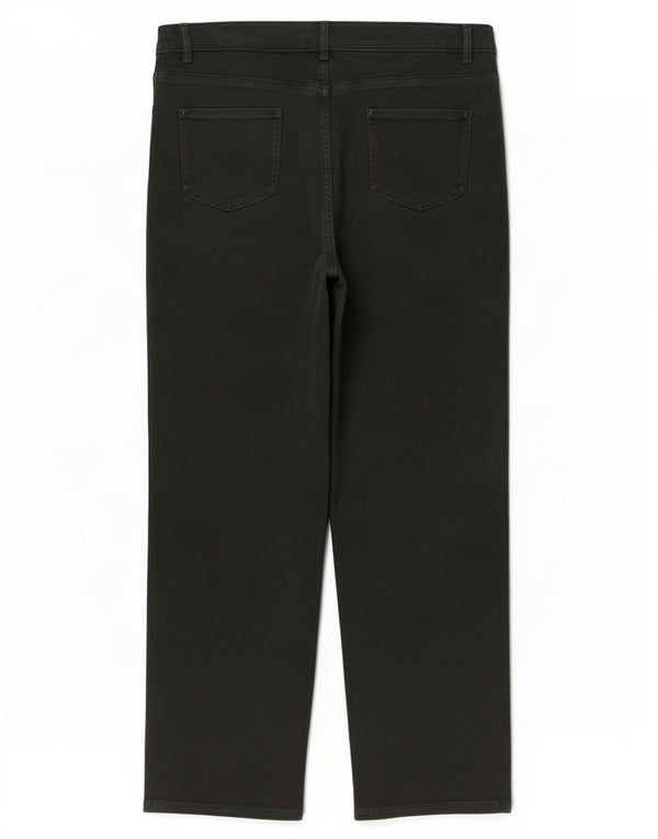 Marks & Spencer blugi drepte pentru femei Per Una UK 18 XL W36 L26 bumbac verde